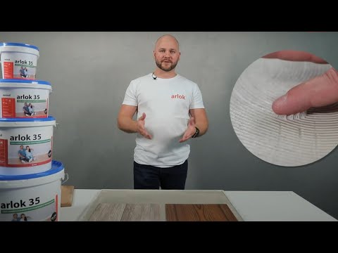 Видео: Клей для укладки  ПВХ и ковровых покрытий. ARLOK 35