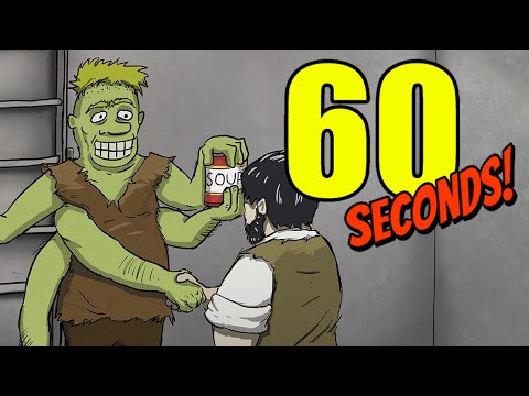 Видео: 60 Seconds - Мутант и Инквизиция! #10