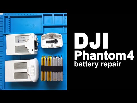 Видео: DJI Phantom 4 battery repair / Ремонт аккумулятора DJI Phantom 4