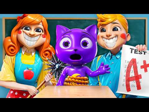 Видео: CatNap в школе! ПЛОХАЯ Miss Delight против ХОРОШЕГО Mr. Delight