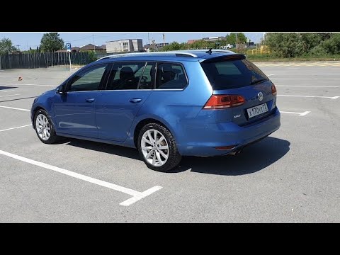 Видео: Volkswagen Golf Variant mk7,  обзор автомобиля приобретенного с аукциона в Японии