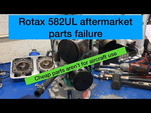 Видео: Rotax 582UL — очередной провал на вторичном рынке запчастей