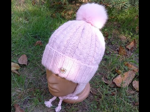 Видео: Шапка детская ОГ 52-54.Вяжем детскую шапку для девочки 5-7 лет*НУ ОЧЕНЬ КРАСИВЫМ УЗОРОМ*