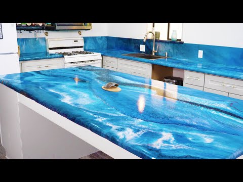 Видео: Руководство для начинающих по изготовлению новых кухонных столешниц из эпоксидной смолы