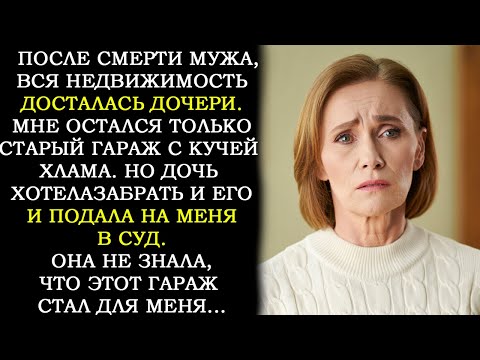 Видео: После Смерти Мужа Мне Достался Только Гараж. А Квартира Досталась Дочери. Но Она Хотела Забрать Все