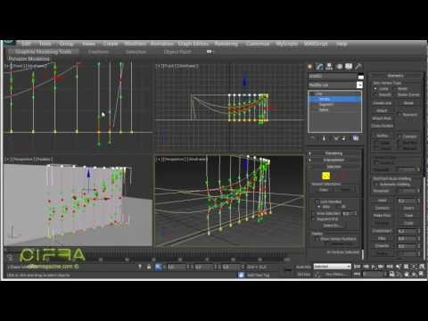 Видео: Создание сложной формы в 3ds max на основе сплайна