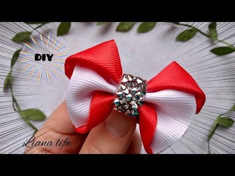 Видео: The Best Hair Bows🎀КАНЗАШИ| 🎀Мини-бантик из лент на первые хвостики| DIY|Mini bow