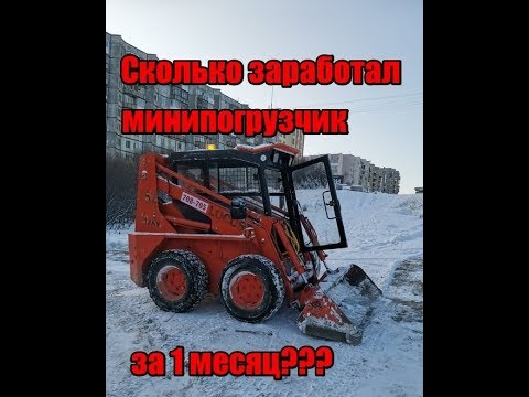 Видео: Сколько заработал за месяц минипогрузчик?