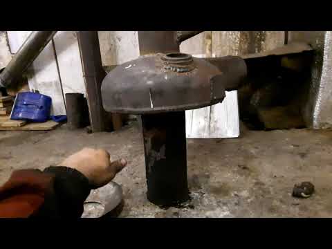 Видео: Вода в печь на отработке с наддувом