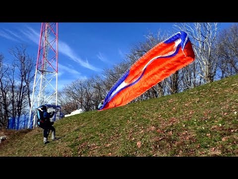 Видео: Сочи. Гора Пикет. Параплан.