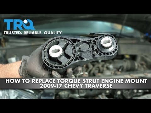 Видео: Как заменить опору двигателя с торсионной стойкой на Chevrolet Traverse 2009–17 годов