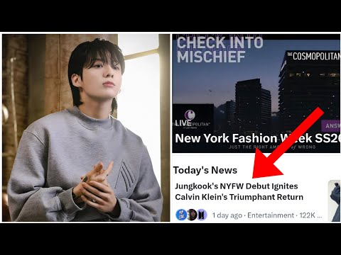 Видео: Чонгук на NYFW 2026: момент, изменивший Calvin Klein навсегда