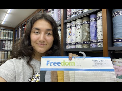 Видео: Обзор тканей с фабрики Freedom