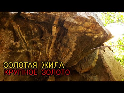 Видео: ЗОЛОТАЯ ЖИЛА КРУПНОЕ ЗОЛОТО