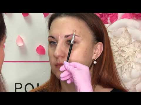 Видео: Как исправить асимметрию в бровях