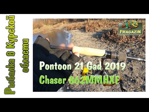 Видео: Pontoon 21 Gad 2019 Chaser 862MMHXF.  Посылка из Фмагазин.ру