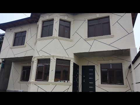 Видео: Фасади хона аз ТРАВЕРТИН. Хайтек бо сукочи Ду сантиметра.