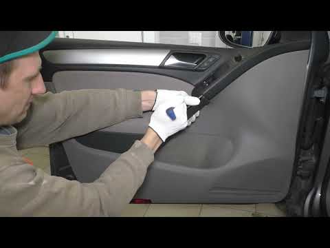 Видео: Как снять обшивку передней двери VW Golf 6