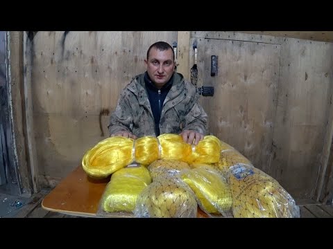 Видео: Сетеполотна GOLD CORONA отличные сети для промысловой рыбалки.