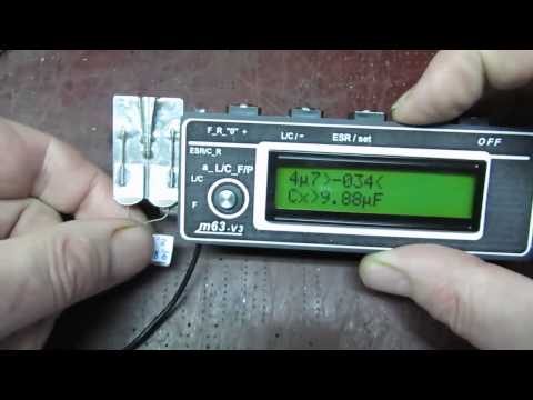 Видео: настройка измерителя ESR_LCF от miron63