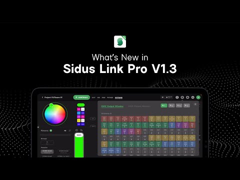 Видео: Эпизод 8: Что нового в Sidus Link Pro версии 1.3 | Серия руководств пользователя Sidus Link Pro