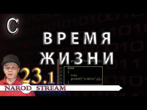 Видео: Программирование на C. Урок 23. Время жизни в C. Часть 1