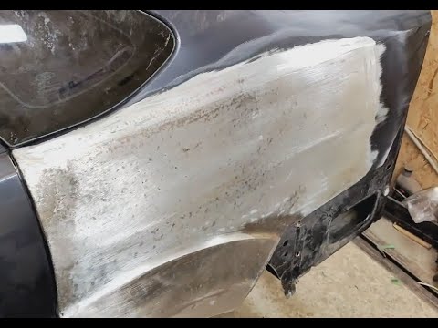 Видео: Ford Focus 2. Сильное повреждение крыла. Кузовной ремонт. Часть 2