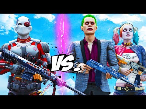 Видео: deadshot против джокера и харли quinn