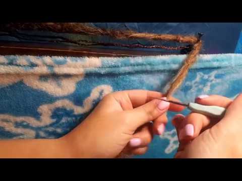 Видео: Дреды из кос | Как сделать фактурные дреды с кочками?