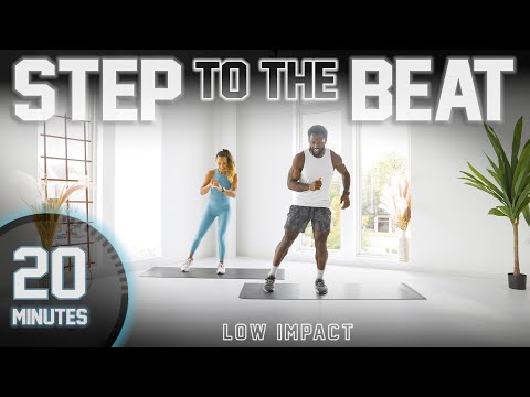 Видео: 20-минутная тренировка «Шаг в ритм» [НИЗКАЯ УДАРНАЯ НАГРУЗКА //HIIT стоя]