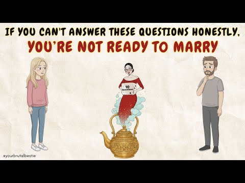 Видео: 10 вопросов, на которые нужно ответить перед свадьбой (большинство людей не могут ответить)