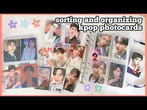 Видео: организация фотокарт stray kids, monsta x | sorting and organizing kpop photocards