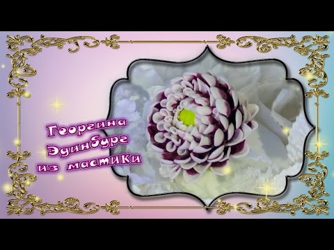 Видео: Георгина Эдинбург из мастики