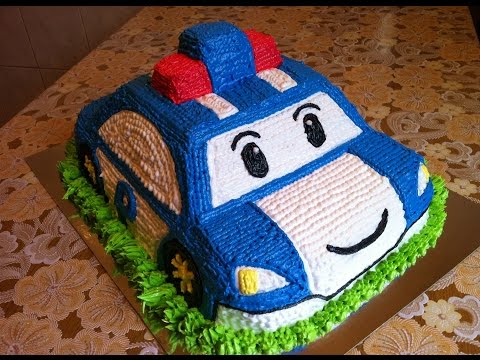 Видео: Торт Робокар Поли / Cake Robocar Poli / Детский Торт Машинка от А до Я / Подробный Пошаговый Рецепт