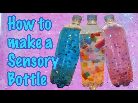 Видео: Как сделать сенсорную бутылочку | Просто + Быстро | Сделай сам