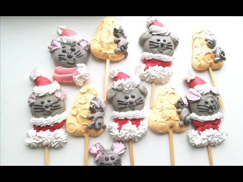 Видео: 🐭Новогоднее БЕЗЕ Мышки 🐭