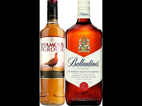 Видео: Сравнение Whisky The Famous Grouse с Whisky Balantines Finest