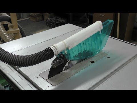Видео: Makita 2704 - доработка расклинивающего ножа, и верхний пылеотвод