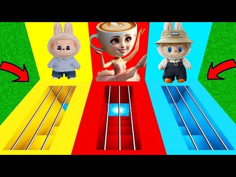 Видео: ВЫБЕРИ ЗАКРЫТЫЙ ПОДВАЛ ВСЕ ВИДЫ ИГРУШКИ ЛАБУБУ В МАЙНКРАФТ