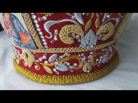 Видео: макраме, микромакраме, вышивка гладью, священническая митра.