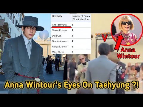 Видео: Тэхён на вершине! Его связь с Анной Винтур шокирует всех?!