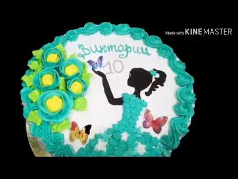 Видео: Торт для девочки на день рождения Наталья Торт Sweet stories