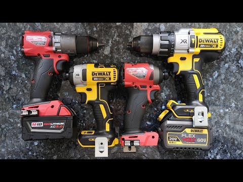 Видео: Про надежность. Dewalt vs Milwaukee.