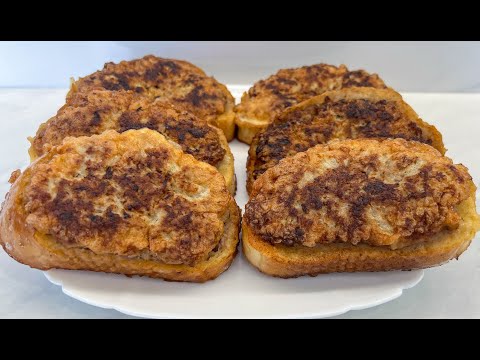 Видео: Гренки с Фаршем Очень Вкусно, Просто и Быстро!!! / Гренки на Сковороде / Горячие Бутерброды / Toast