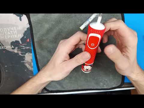 Видео: зубна щітка Braun Oral-B Kids розбірка і ремонт
