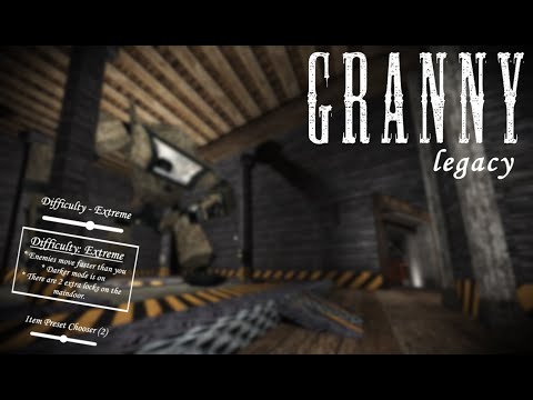 Видео: Побег от Бабки через робота на экстриме || Gameplay Granny Legacy
