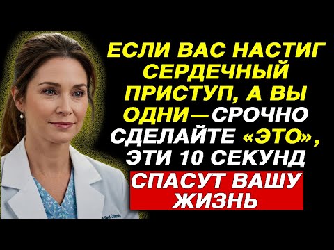 Видео: Если при инфаркте вы одни и не успеете сделать ЭТО за 10 секунд — жизнь оборвется МГНОВЕННО.