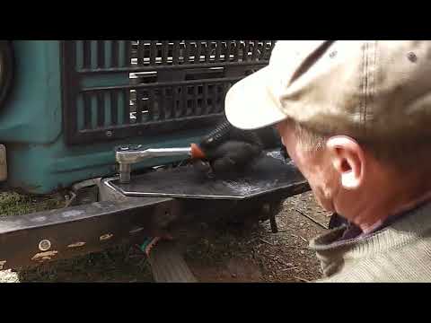 Видео: Установка лебёдки на ЛУАЗ.