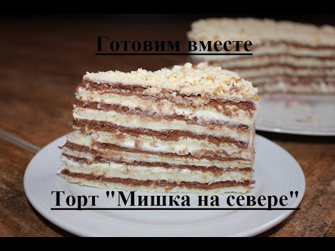 Видео: Торт "Мишка на севере"