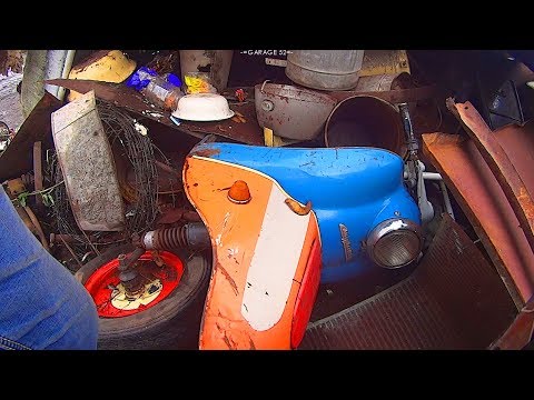 Видео: МОТОРОЛЛЕР -= ТУРИСТ =- ОТПРАВЛЕННЫЙ ПОД ПРЕСС. И ЕЩЁ ДВА ИНТЕРЕСНЫХ ЭКЗЕМПЛЯРА.